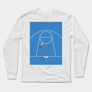 Shoot Hoops | Basketball Artwork Long Sleeve T-Shirt